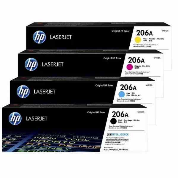 کارتریج تونر اچ پی چهار رنگ مدل HP 206A