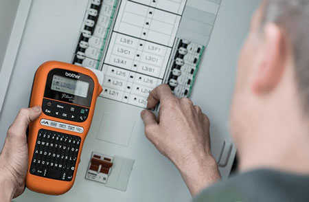 خرید لیبل پرینتر برادر مدل E110VP