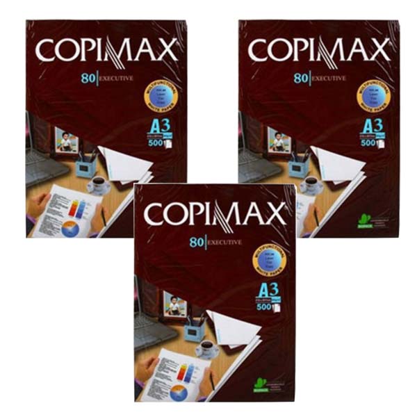 کاغذ A3 کپی مکس Copimax paper بسته 3 عددی