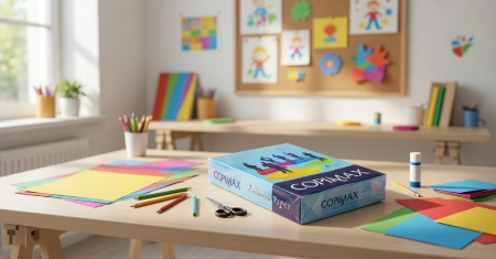 قیمت کاغذ a4 کپی مکس هندی رنگ آبی