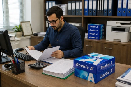 خرید کاغذ درجه یک a5 دبل آ