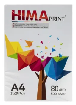 خرید کاغذ A4 برند Hima