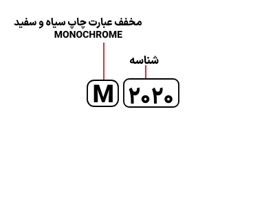 شناسایی حروف بکار رفته در پرینتر سامسونگ M 2020