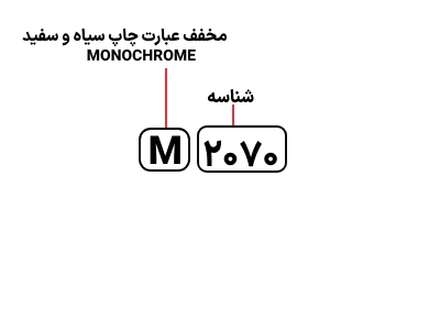 شناسایی حروف بکار رفته در پرینتر سامسونگ M 2070