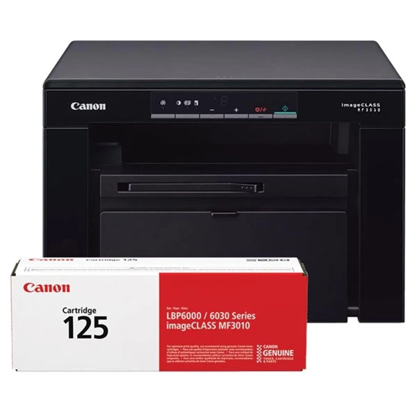 خرید پرینتر چندکاره لیزری کانن مدل imageclass MF3010 vp به همراه یک عدد کارتریج اورجینال