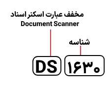 شناسایی حروف بکار رفته در اسکنر اپسون مدل DS 1630