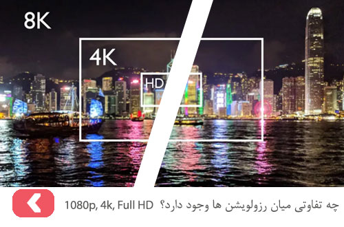 چه تفاوتی میان رزولوشن‌های 1080p، 4k و Full HD وجود دارد؟