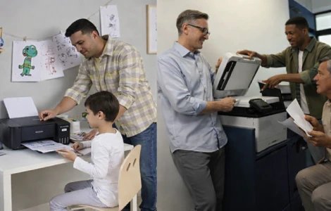 کاربرد پرینتر لیزری و جوهرافشان