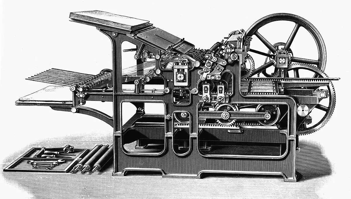اولین چاپخانه با حروفچینی