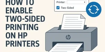 نحوه فعال کردن چاپ دورو در پرینترهای hp