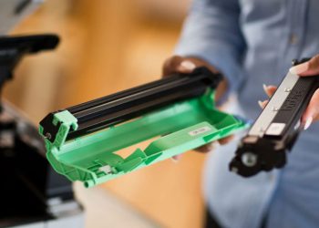 نصب کارتریج چاپگر لیزری سیاه و سفید