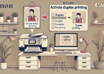نحوه فعال کردن چاپ دورو در پرینترهای canon