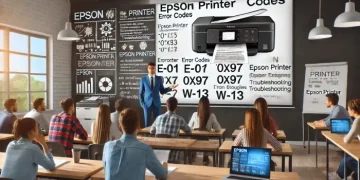 آشنایی با ارورهای پرینتر اپسون و رفع مشکلات آن‌ها