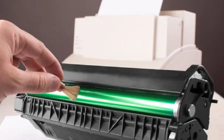 تمیز کردن کارتریج لیزری