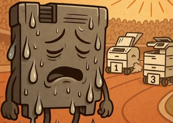 نشانه کاهش عمر کارتریج لیزری