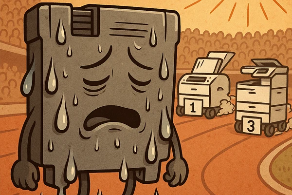 نشانه کاهش عمر کارتریج لیزری