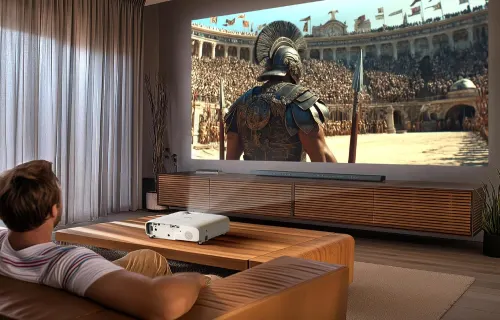 کنتراست در ویدئو پروژکتور