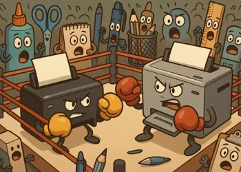 کدام پرینتر برای خانه مناسب‌تر است؟مقایسه‌ کامل جوهرافشان و لیزری برای استفاده خانگی