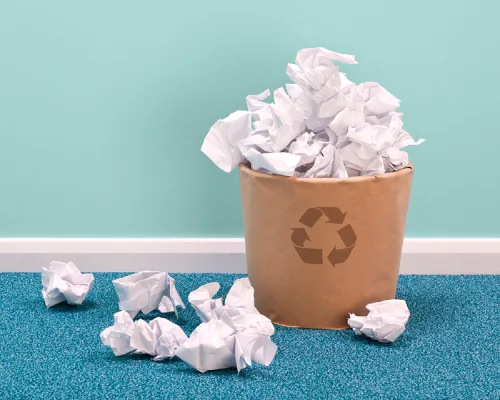 کاغذ بازیافتی چیست؟