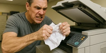 علت گیر کردن کاغذ در دستگاه کپی و راهحل آن