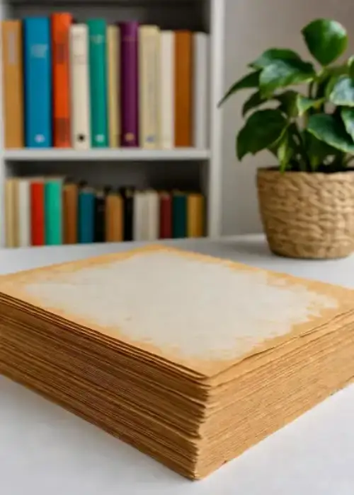 از بین بردن زردی کاغذ A4 