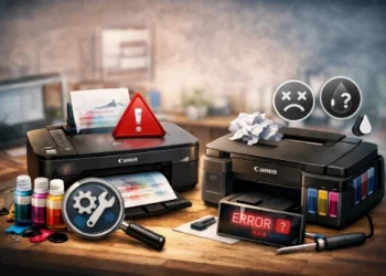 مشکلات پرینترهای جوهر افشان کانن